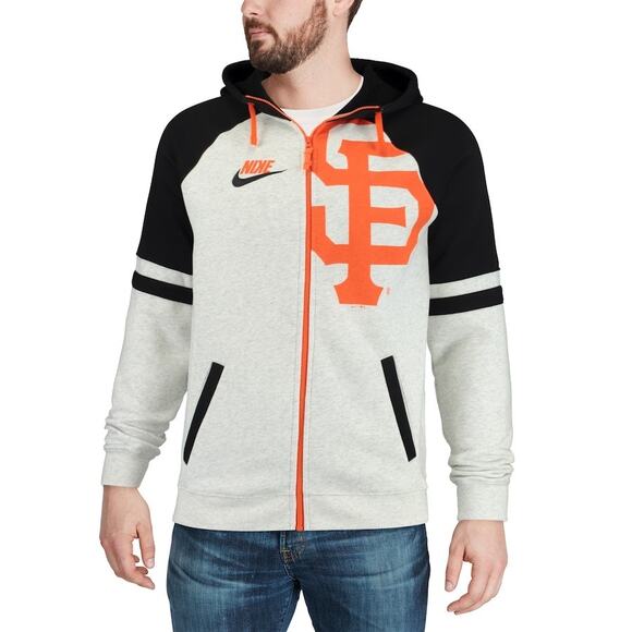 Nike MLB San Francisco Giants Zip Up Hoodie Mens Size S - Picture 1 of 9